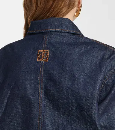 Magda Butrym Oversized denim bomber jacket | Thumbnail 7 Magda Butrym Oversized denim bomber jacket | Thumbnail 7