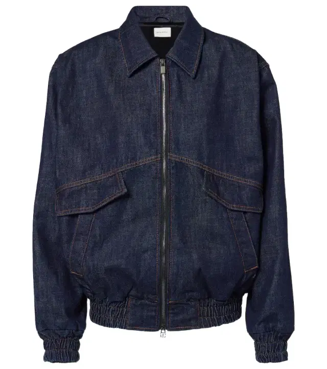 Magda Butrym Oversized denim bomber jacket