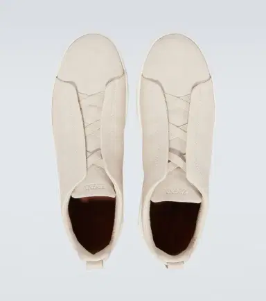Zegna Triple Stitch leather sneakers | Thumbnail 3