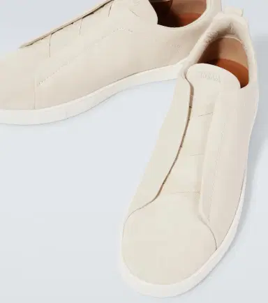 Zegna Triple Stitch leather sneakers | Thumbnail 6
