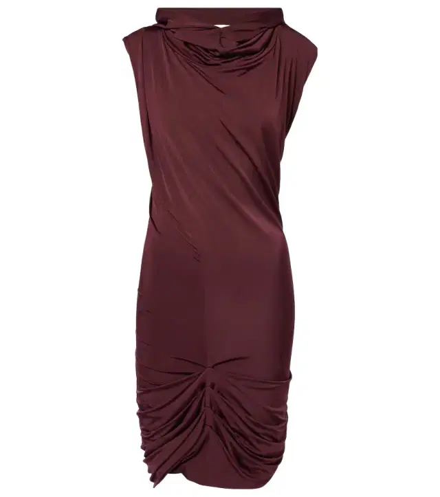 Magda Butrym Hooded draped minidress