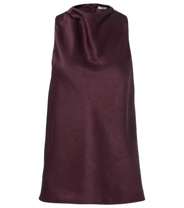 Vince Draped satin top
