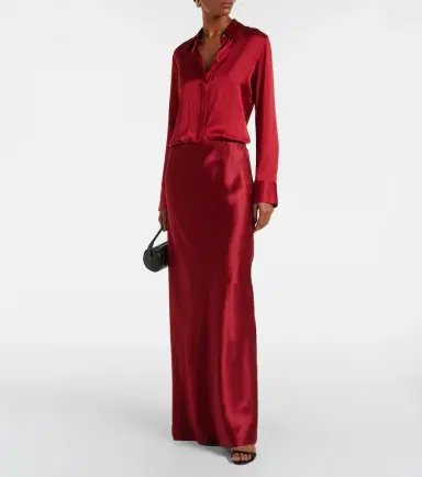 Vince Satin maxi skirt | Thumbnail 2