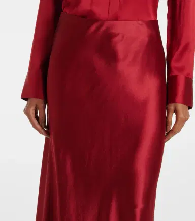 Vince Satin maxi skirt | Thumbnail 4