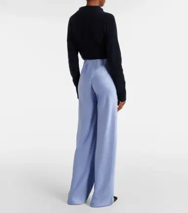 Vince High-rise satin wide-leg pants | Thumbnail 3