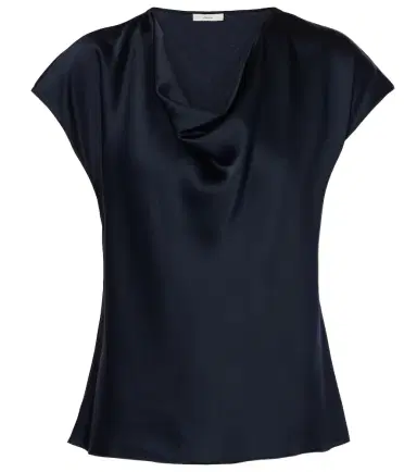 Vince Draped silk satin top | Thumbnail 1