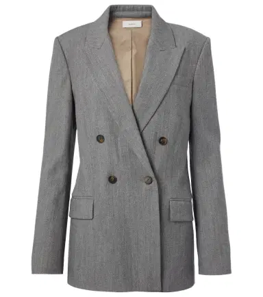 Vince Double-breasted wool-blend twill blazer | Thumbnail 1 Vince Double-breasted wool-blend twill blazer | Thumbnail 1