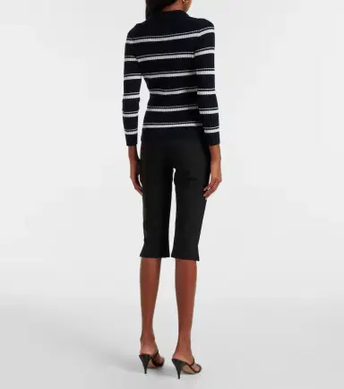 Vince Striped cashmere and silk polo sweater | Thumbnail 4 Vince Striped cashmere and silk polo sweater | Thumbnail 4
