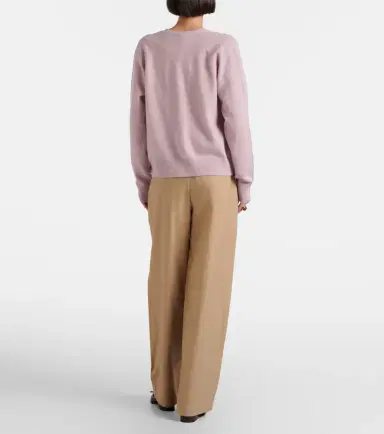 Vince Cotton and wool wide-leg pants | Thumbnail 4 Vince Cotton and wool wide-leg pants | Thumbnail 4