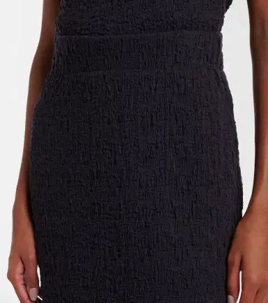 Vince Smocked cotton-blend midi skirt | Thumbnail 5