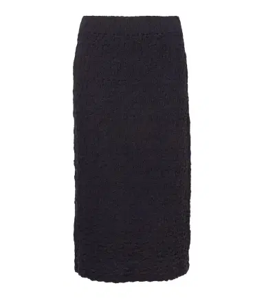 Vince Smocked cotton-blend midi skirt | Thumbnail 1