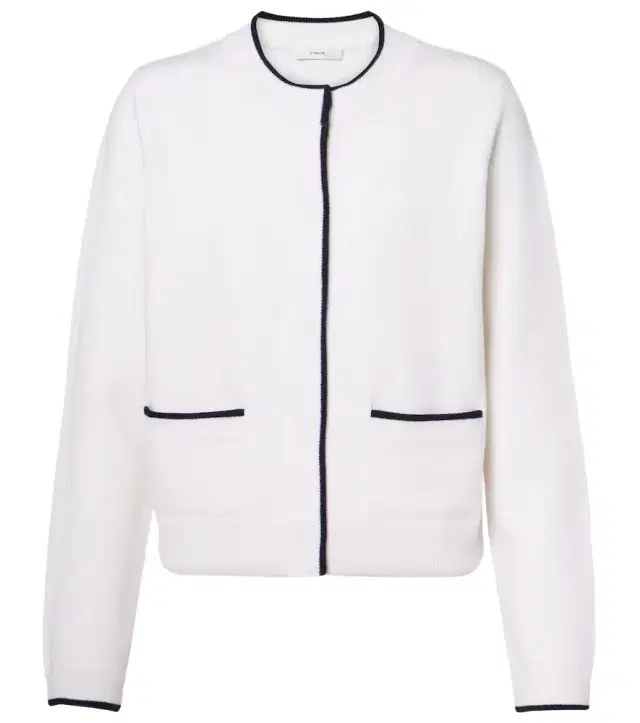 Vince Wool and cotton-blend cardigan