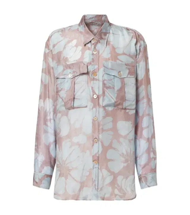 Dries Van Noten Floral silk shirt