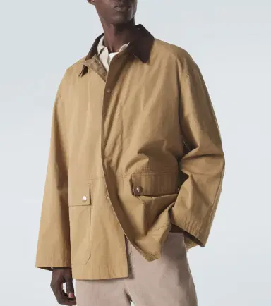 The Row Frank corduroy-trimmed cotton jacket | Thumbnail 3 The Row Frank corduroy-trimmed cotton jacket | Thumbnail 3