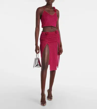 Oseree Oséree Lumière lamé top | Thumbnail 3