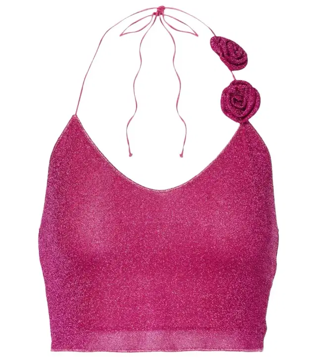 Oseree Oséree Lumière lamé top