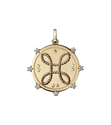 Foundrae Love 18kt gold pendant with diamonds | Thumbnail 1 Foundrae Love 18kt gold pendant with diamonds | Thumbnail 1
