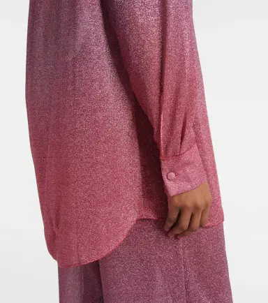 Oseree Oséree Lumière lamé shirt | Thumbnail 3