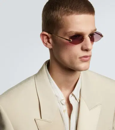 Cartier Eyewear Collection Rectangular sunglasses | Thumbnail 4 Cartier Eyewear Collection Rectangular sunglasses | Thumbnail 4