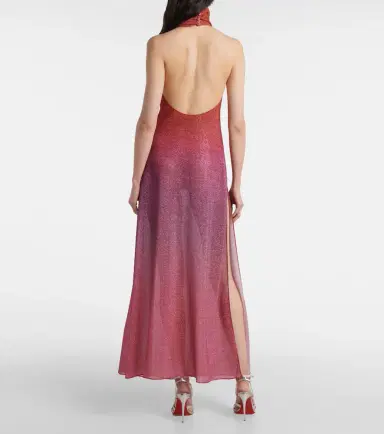 Oseree Oséree Lumière lamé maxi dress | Thumbnail 5