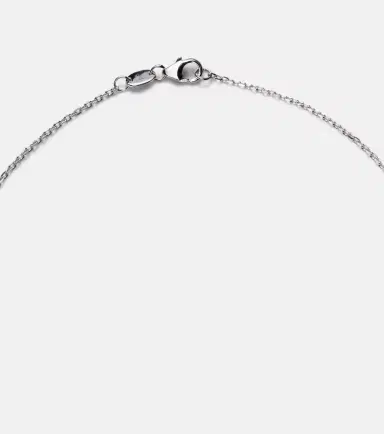 YEPREM Reign Supreme 18kt white gold necklace with diamonds and sapphire | Thumbnail 5