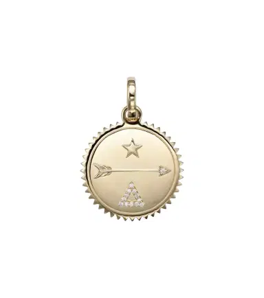 FoundRae Dream Medium 18kt gold pendant with diamonds | Thumbnail 1