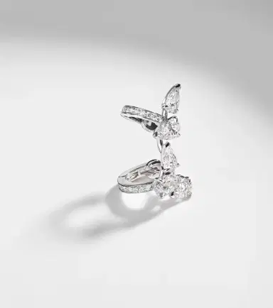 Repossi Serti Sur Vide 18kt white gold ear climber with diamonds | Thumbnail 5 Repossi Serti Sur Vide 18kt white gold ear climber with diamonds | Thumbnail 5