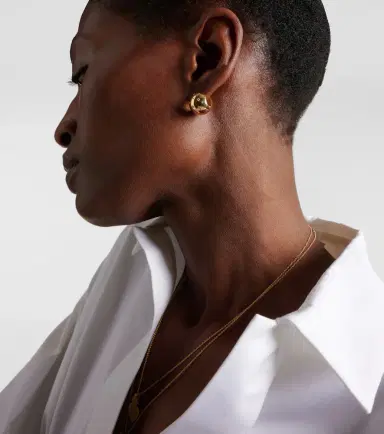 Ileana Makri Glow Galaxy 18kt gold earrings with diamonds | Thumbnail 2