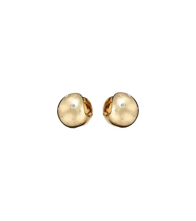 Ileana Makri Glow Galaxy 18kt gold earrings with diamonds