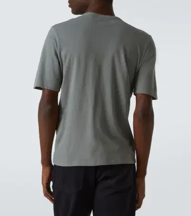 Saint Laurent Logo cotton jersey T-shirt | Thumbnail 4