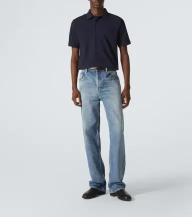 Saint Laurent Cotton-blend polo shirt | Thumbnail 2