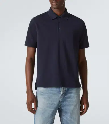Saint Laurent Cotton-blend polo shirt | Thumbnail 5