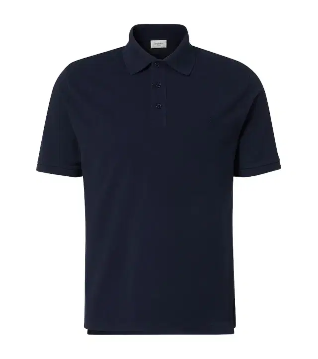 Cotton-blend polo shirt