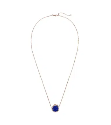 Repossi Antifer 18kt gold necklace with lapis lazuli and diamonds | Thumbnail 1