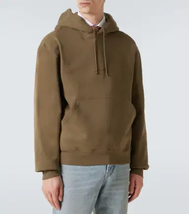 Saint Laurent Logo embroidered cotton fleece hoodie | Thumbnail 2 Saint Laurent Logo embroidered cotton fleece hoodie | Thumbnail 2