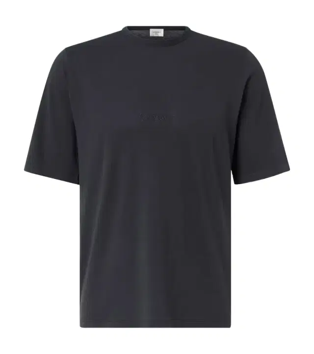 Saint Laurent Logo cotton jersey T-shirt
