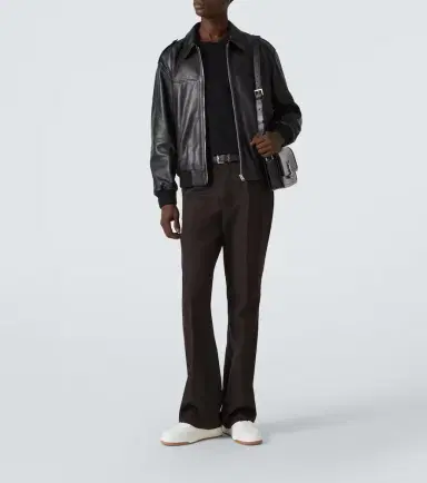 Saint Laurent SL/61 logo leather low-top sneakers | Thumbnail 7 Saint Laurent SL/61 logo leather low-top sneakers | Thumbnail 7