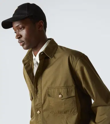 Saint Laurent Y patch-appliqué gabardine baseball cap | Thumbnail 3 Saint Laurent Y patch-appliqué gabardine baseball cap | Thumbnail 3
