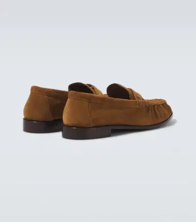 Saint Laurent Le Loafer suede penny loafers | Thumbnail 2 Saint Laurent Le Loafer suede penny loafers | Thumbnail 2