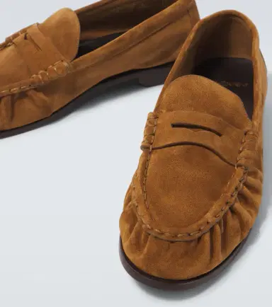 Saint Laurent Le Loafer suede penny loafers | Thumbnail 5 Saint Laurent Le Loafer suede penny loafers | Thumbnail 5