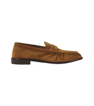 Saint Laurent Le Loafer suede penny loafers | Thumbnail 1 Saint Laurent Le Loafer suede penny loafers | Thumbnail 1