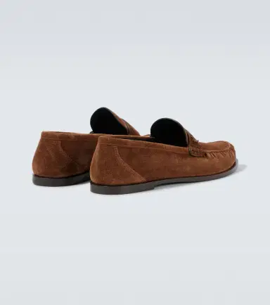 Saint Laurent Laurent suede penny loafers | Thumbnail 2 Saint Laurent Laurent suede penny loafers | Thumbnail 2