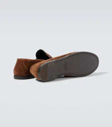 Saint Laurent Laurent suede penny loafers | Thumbnail 6 Saint Laurent Laurent suede penny loafers | Thumbnail 6