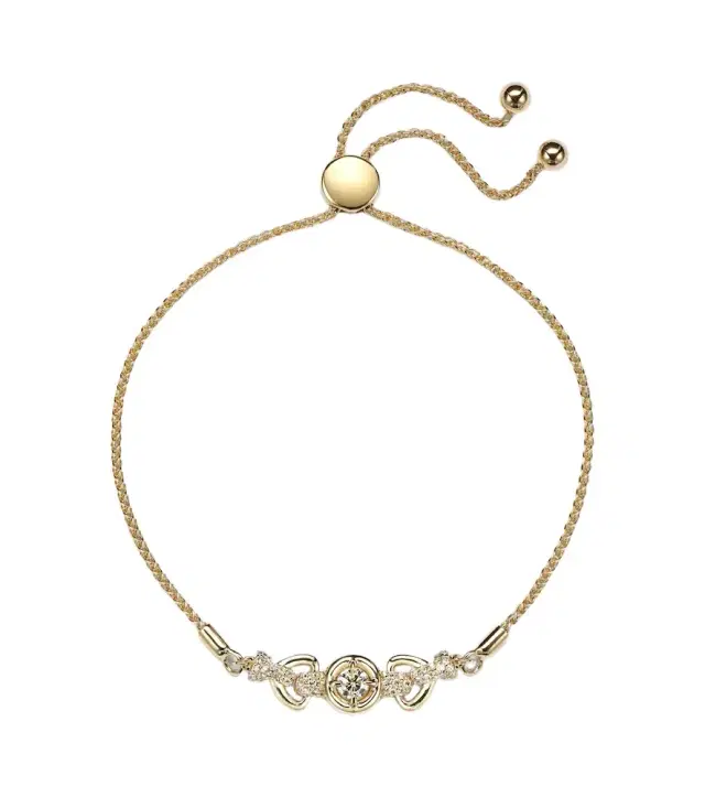 Rossellini 14kt gold bracelet with diamonds