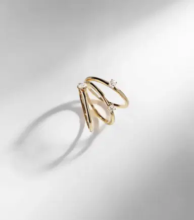 STONE AND STRAND 14kt gold ring with diamonds | Thumbnail 5