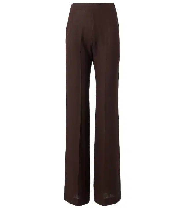 Loro Piana Timi linen crêpe flared pants