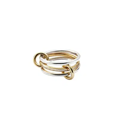 Spinelli Kilcollin Sonja SG 18kt gold and sterling silver ring with diamonds | Thumbnail 1 Spinelli Kilcollin Sonja SG 18kt gold and sterling silver ring with diamonds | Thumbnail 1
