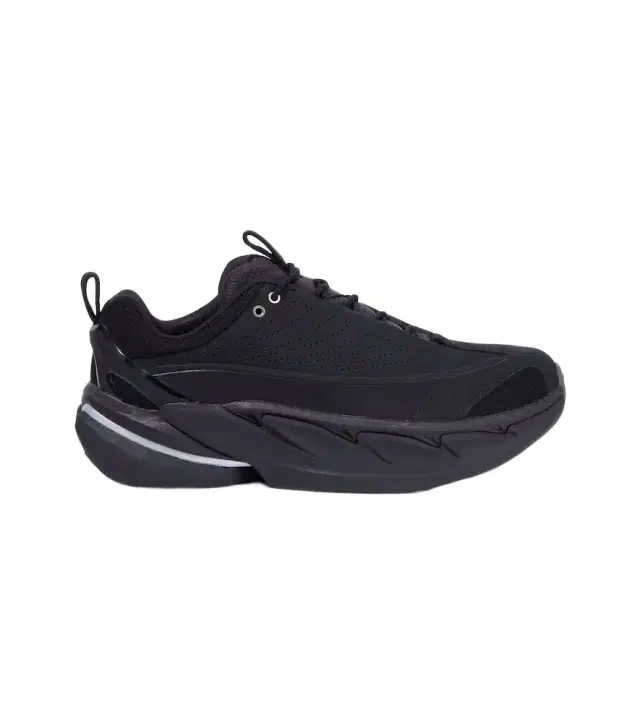 Hoka One One Elevon X leather-trimmed sneakers