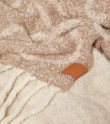 Loewe Anagram alpaca and wool-blend scarf | Thumbnail 3