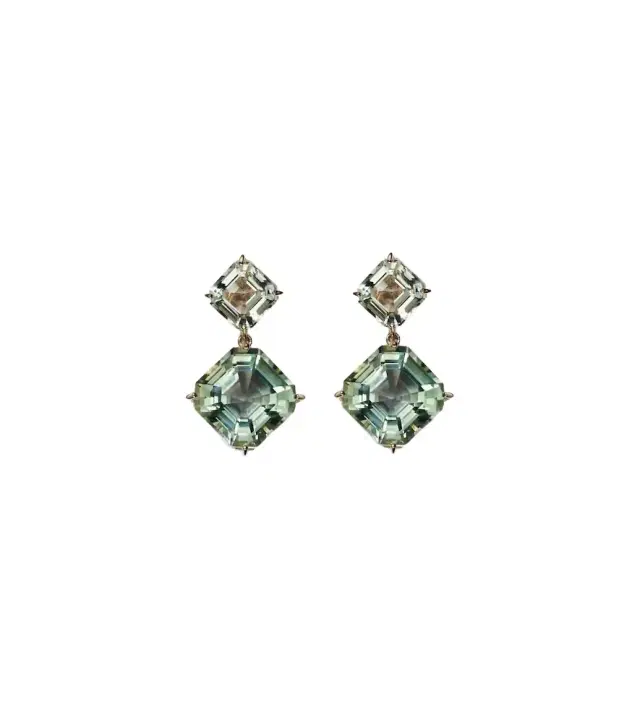 Mateo 14kt gold drop earrings with amethysts